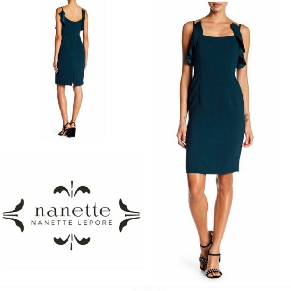 (NWT) Nanette Lepore Evergreen Cocktail Dress